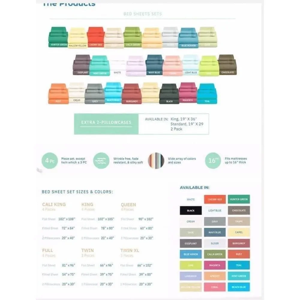 King microfiber Fundraiser Sheet set extra soft excellent quality